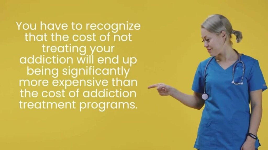 Doctor describing importance of addiction treatment program