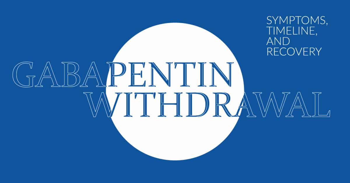 Gabapentin Withdrawal