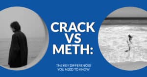 Crack vs Meth Understanding key differences Image shows people at the beach symbolizing addiction recovery and rehabilitation