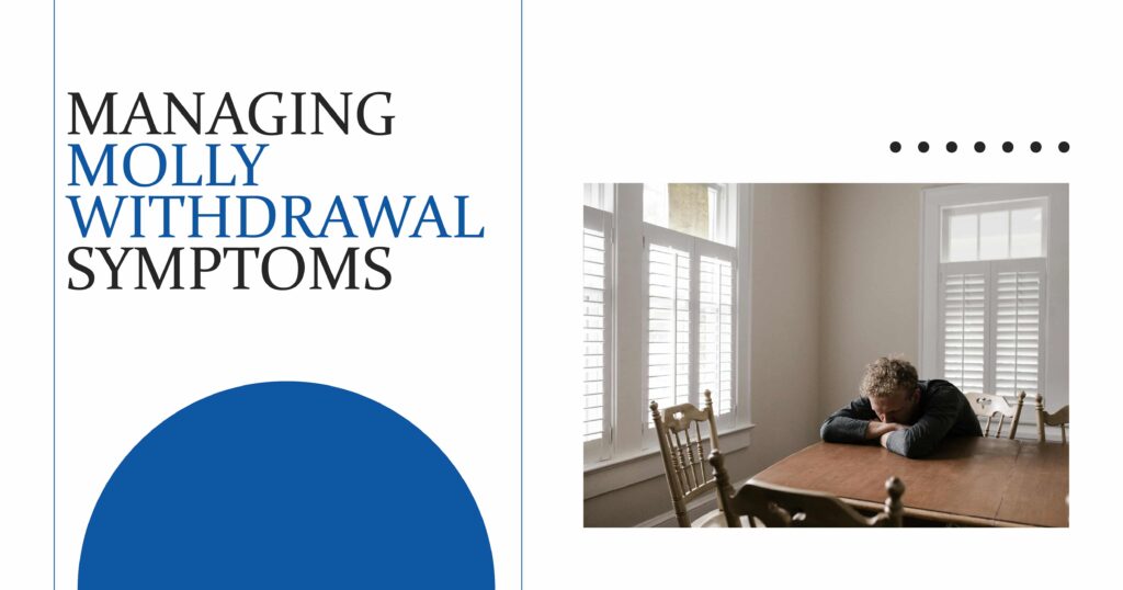 Managing Molly Withdrawal Symptoms Image of person experiencing MDMA withdrawal head resting on table for recovery blog