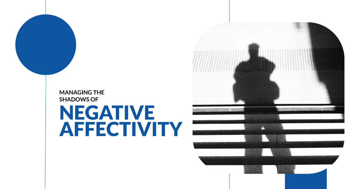 Managing Negative Affectivity: Silhouette of a person's shadow on steps, symbolizing challenges in Silicon Valley recovery.