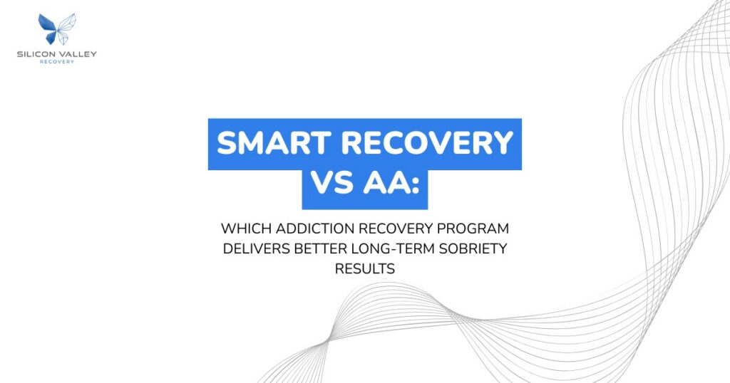 Smart Recovery vs AA comparison showing addiction recovery programs for long term sobriety results