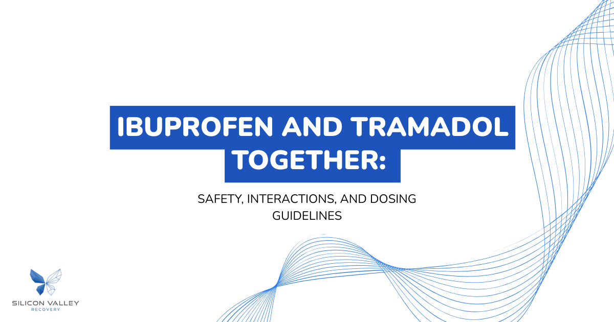 Title slide: Ibuprofen and tramadol together — safety, interactions, and dosing guidelines.